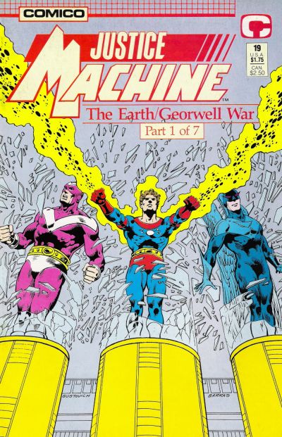 Cover for Justice Machine (Comico, 1987 series) #19