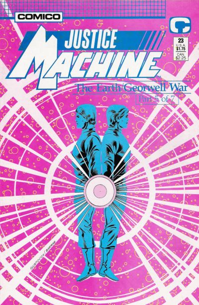 Cover for Justice Machine (Comico, 1987 series) #23