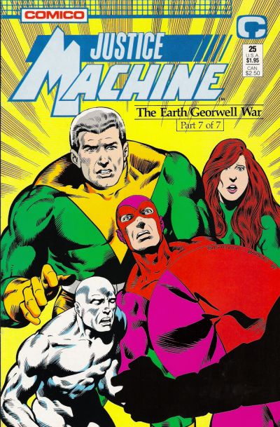 Cover for Justice Machine (Comico, 1987 series) #25