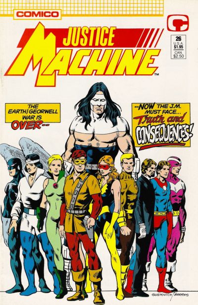 Cover for Justice Machine (Comico, 1987 series) #26