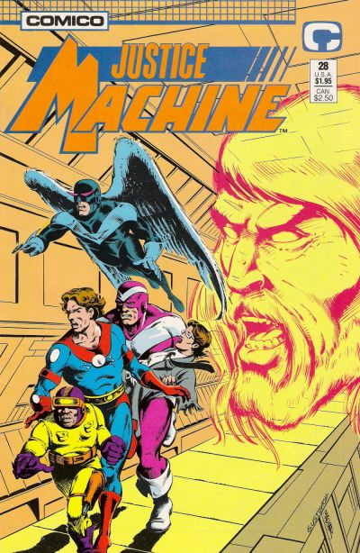 Cover for Justice Machine (Comico, 1987 series) #28