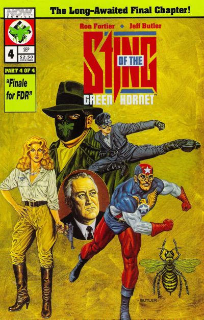 Cover for Sting of the Green Hornet (Now, 1992 series) #4 [Newsstand]