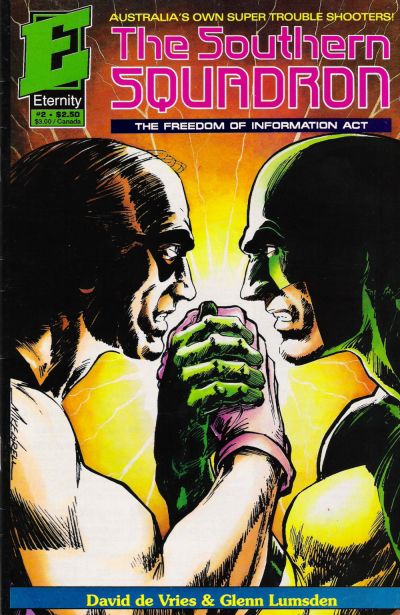 Cover for Southern Squadron: Freedom of Information Act (Malibu, 1992 series) #2