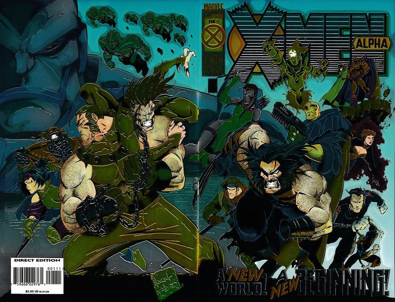 Cover for X-Men: Alpha (Marvel, 1995 series) #1 [Direct Edition]