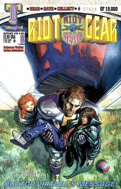 Cover for Riot Gear (Triumphant, 1993 series) #8