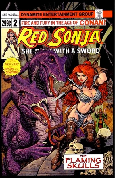 Cover for Red Sonja (Dynamite Entertainment, 2005 series) #2 [Art Adams Cover]