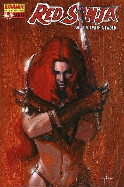 Cover for Red Sonja (Dynamite Entertainment, 2005 series) #3 [Gabriele Dell'Otto Cover]