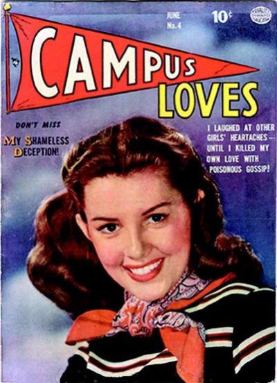 Cover for Campus Loves (Quality Comics, 1949 series) #4