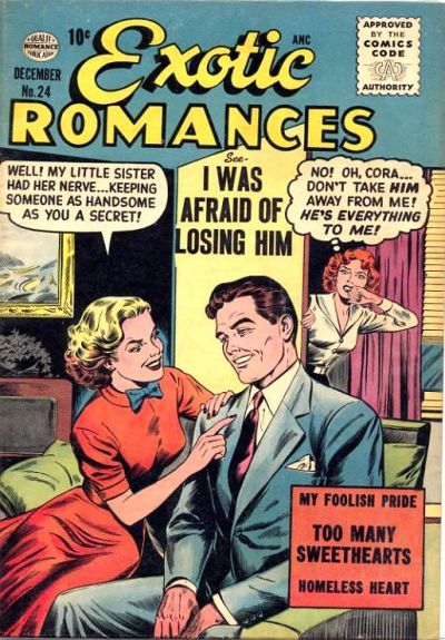 Cover for Exotic Romances (Quality Comics, 1955 series) #24