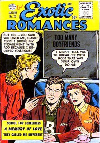 Cover for Exotic Romances (Quality Comics, 1955 series) #25