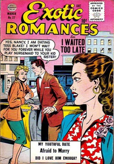 Cover for Exotic Romances (Quality Comics, 1955 series) #27