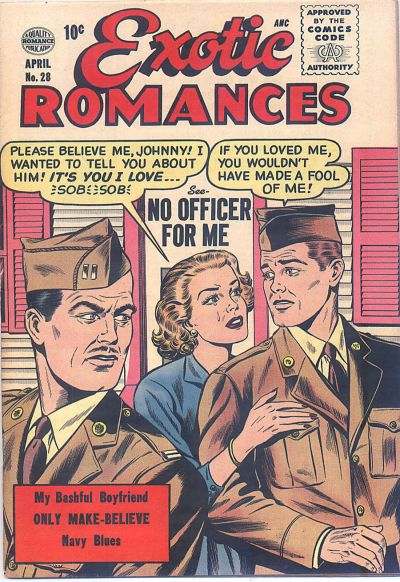 Cover for Exotic Romances (Quality Comics, 1955 series) #28