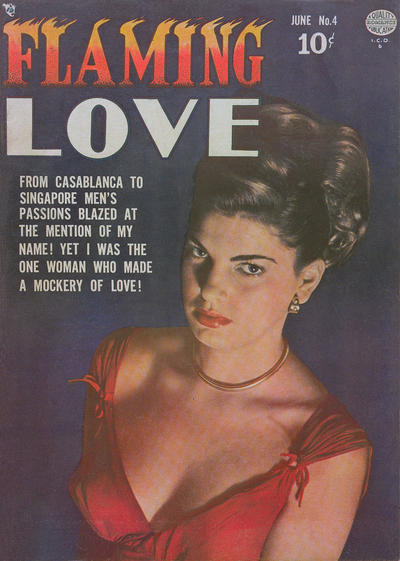 Cover for Flaming Love (Quality Comics, 1949 series) #4