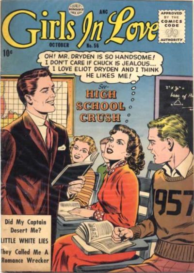 Cover for Girls in Love (Quality Comics, 1955 series) #56