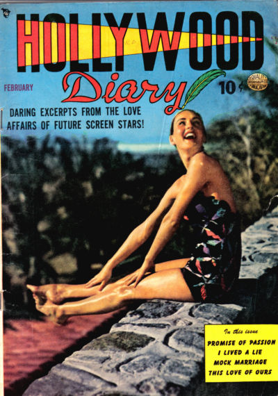 Cover for Hollywood Diary (Quality Comics, 1949 series) #2