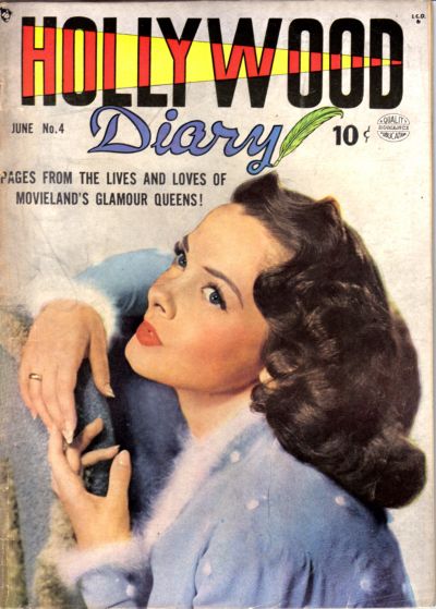 Cover for Hollywood Diary (Quality Comics, 1949 series) #4