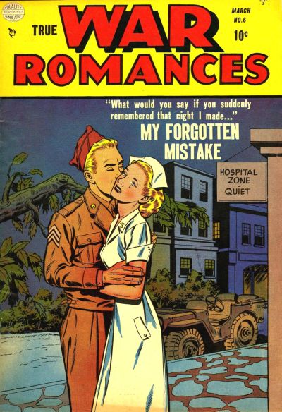Cover for True War Romances (Quality Comics, 1952 series) #6
