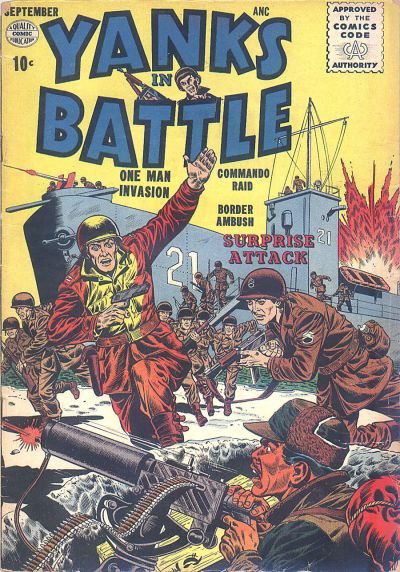 Cover for Yanks in Battle (Quality Comics, 1956 series) #1