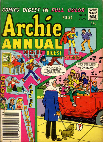 Cover for Archie Annual Digest (Archie, 1975 series) #34
