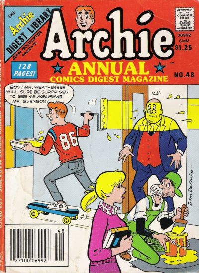 Cover for Archie Annual Digest (Archie, 1975 series) #48 [Newsstand]