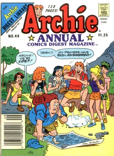 Cover for Archie Annual Digest (Archie, 1975 series) #49 [Newsstand]