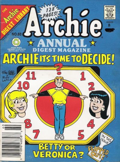 Cover for Archie Annual Digest (Archie, 1975 series) #60 [Newsstand]