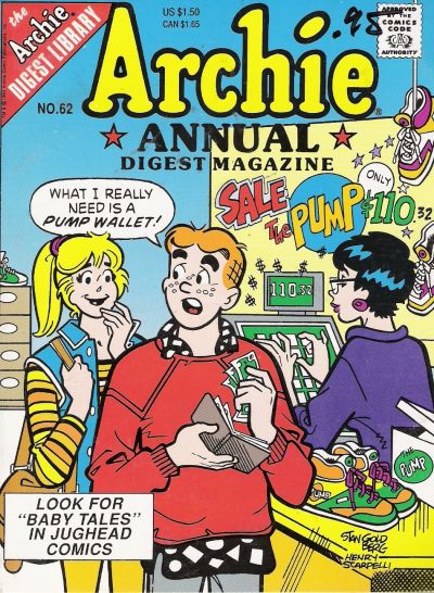 Cover for Archie Annual Digest (Archie, 1975 series) #62 [Direct]