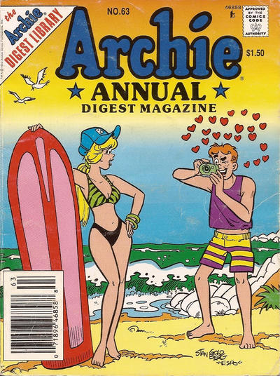 Cover for Archie Annual Digest (Archie, 1975 series) #63
