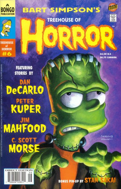 Cover for Treehouse of Horror (Bongo, 1995 series) #6