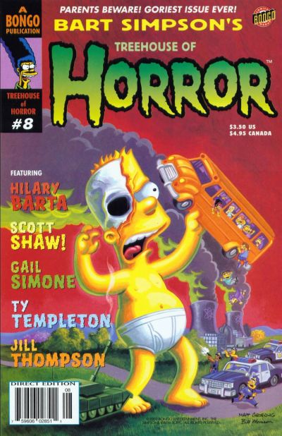 Cover for Treehouse of Horror (Bongo, 1995 series) #8