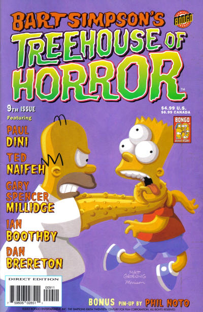 Cover for Treehouse of Horror (Bongo, 1995 series) #9