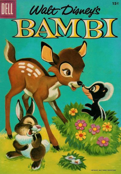 Cover for Walt Disney's Bambi (Dell, 1956 series) #3 [15¢]