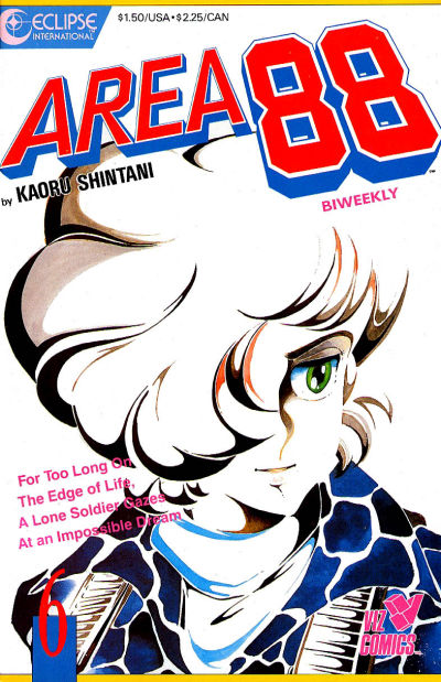 Cover for Area 88 (Eclipse; Viz, 1987 series) #6