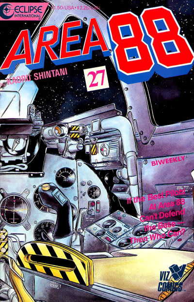 Cover for Area 88 (Eclipse; Viz, 1987 series) #27