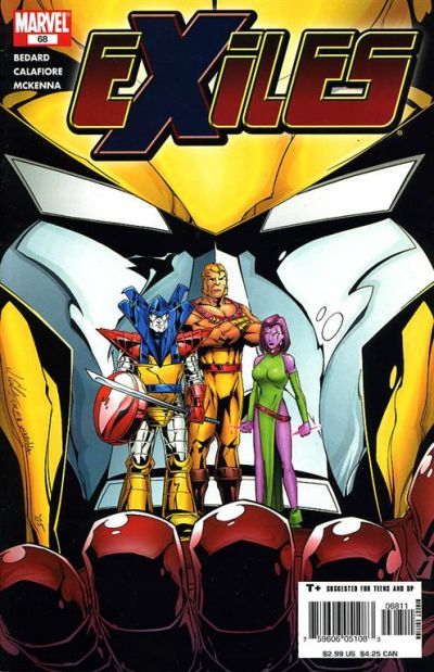 Cover for Exiles (Marvel, 2001 series) #68 [Direct Edition]