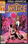 Cover for Justice (Marvel, 1986 series) #1 [Newsstand]