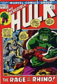 Cover Thumbnail for The Incredible Hulk (Marvel, 1968 series) #157