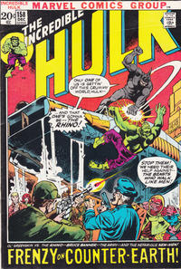 Cover Thumbnail for The Incredible Hulk (Marvel, 1968 series) #158