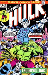 Cover Thumbnail for The Incredible Hulk (Marvel, 1968 series) #191