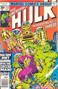 Cover Thumbnail for The Incredible Hulk (Marvel, 1968 series) #213 [30¢]
