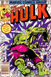 Cover Thumbnail for The Incredible Hulk (Marvel, 1968 series) #262 [Newsstand]