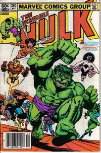 Cover Thumbnail for The Incredible Hulk (Marvel, 1968 series) #283 [Newsstand]