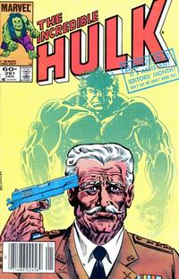 Cover Thumbnail for The Incredible Hulk (Marvel, 1968 series) #291 [Newsstand]