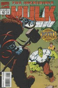 Cover for The Incredible Hulk (Marvel, 1968 series) #421 [Direct Edition]