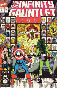 Cover Thumbnail for The Infinity Gauntlet (Marvel, 1991 series) #2 [Direct]