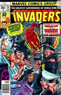 Cover Thumbnail for The Invaders (Marvel, 1975 series) #24 [Regular Edition]