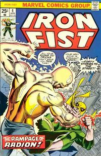 Cover Thumbnail for Iron Fist (Marvel, 1975 series) #4 [25¢]