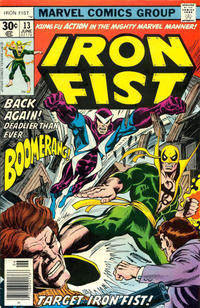 Cover Thumbnail for Iron Fist (Marvel, 1975 series) #13 [30¢]
