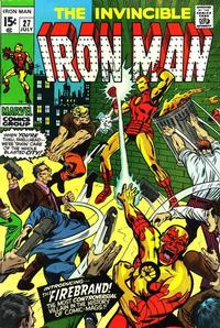 Cover for Iron Man (Marvel, 1968 series) #27