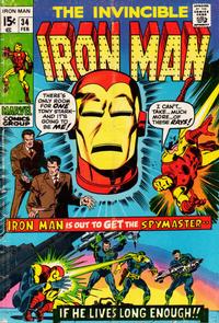 Cover for Iron Man (Marvel, 1968 series) #34